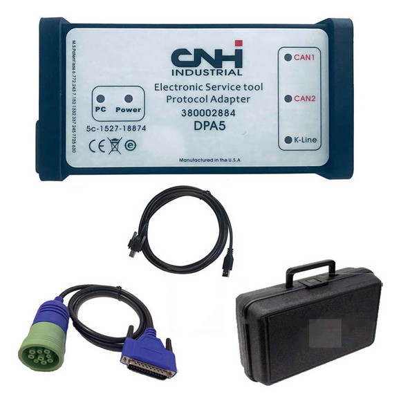 New Holland Case Diagnostic Kit CNH EST DPA 5 Diesel Engine Electronic Service Tool With CNH EST 9.8 CNH EST 9.10 Engineering Software - MHH Auto Shop