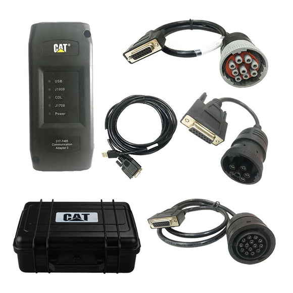 2025 Real Caterpillar Cat ET3 Adapter ET 3 ET4 USB Version for Cat3 Truck Diagnostic Tool with Cat ET 2019C 2023A 2024A 2025A Plus 14pin Cable